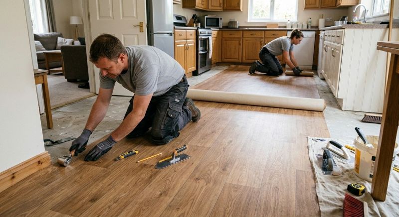 Linoleum Floor Installation in Scottsdale, AZ