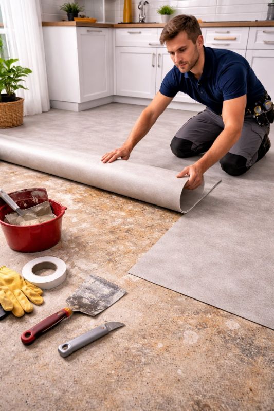 Linoleum Floor Installation in Sun City, AZ