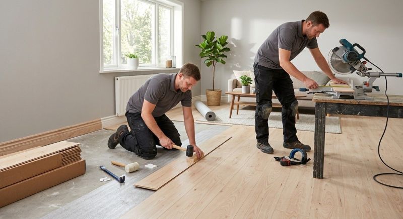 Plank Laminate Installation in Scottsdale, AZ
